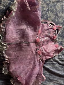 frock & head band Adorable Pink Baby Dress