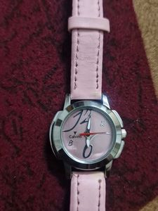 Cute Pink Cartoon Watch