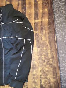 Nike olive &amp; White Track Jacket