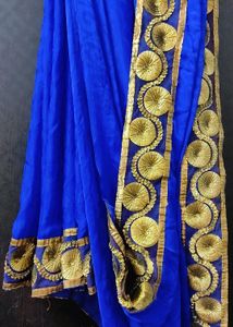 Self Printed Heavy Border Saree