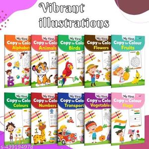 My First Copy to Colour Alphabet Book pack of 5