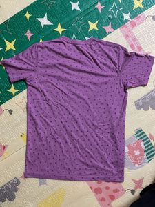 Purple Printed T-Shirt