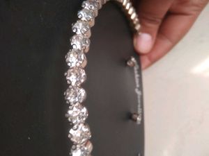 Silver Plated necklace Set.....