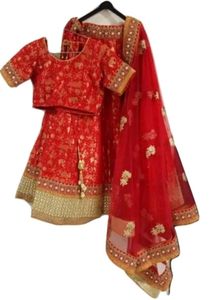 Exclusive Designer  lahanga Red size 40