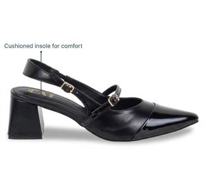 CAI Pointed-Toe Slingback Mary Jane Heels