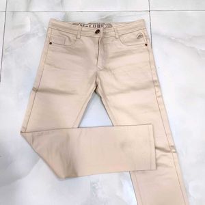 Beige Jeans