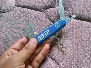 Victorinox Blue Spartan with customised tag