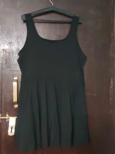 Classic Black Sleeveless Fit and Flare Dress