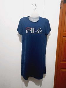 Fila Navy Blue T-Shirt Dress