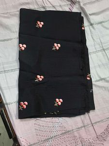 embroidered saree