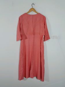 Coral Peach Vescote Style Kurta (Women's)