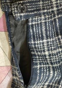 Plaid Pleated Mini Skirt