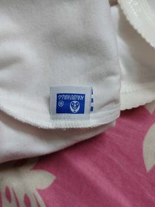 Comfortable White Cotton Bra