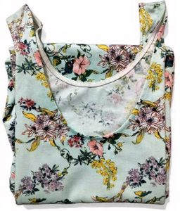 Floral Print Sleeveless Mini Dress