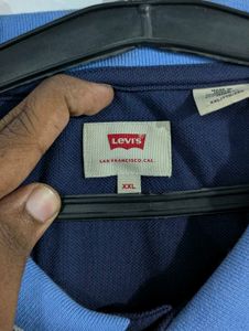 Levi's Navy Blue Polo T-Shirt