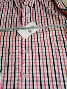 Suzuki Men's Red Checkered Shirt