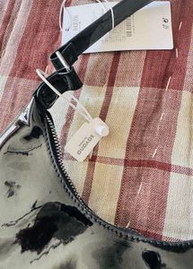 Chic Black Patent Shoulder Bag