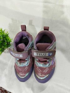 Cute Girls Pink &amp; Purple Sneakers