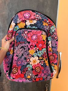 Vibrant Vera Bradley Floral Backpack