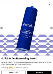 Foxtale 0.15% Retinol Renewing Serum