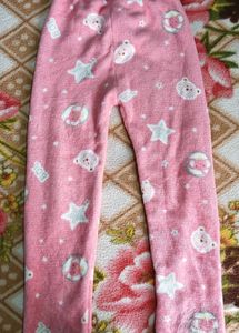Cute Pink Kids Pajama Pants