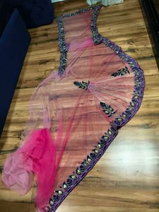 beautiful lehanga saree