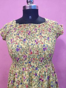 Floral Middy Dress
