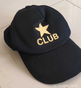 Black Club Baseball Cap