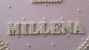 Pearly Name Hoop ✨