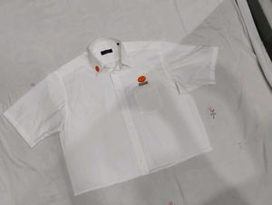Classic White Short Sleeve BOXXY FIT Shirt