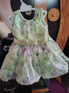 Sparkling Floral Baby Dress