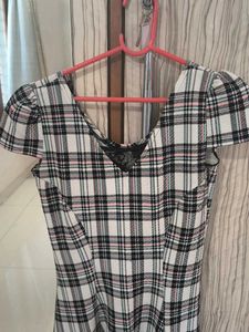 Plaid A-Line Dress