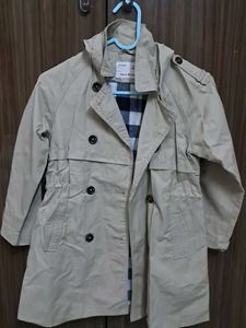 Zara Girls Khaki Trench Coat with matching legging