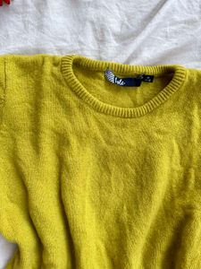 Green Knit Pullover