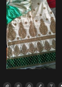 Embroidered kurta with dupatta