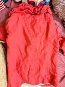 Zara Chic Coral Jacket top
