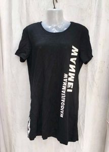1068. Black Graphic Print T-Shirt