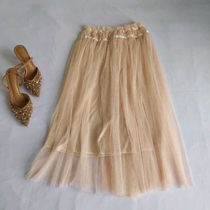 Elegant Tulle Skirt with Ribbon Tie 🎀🎐