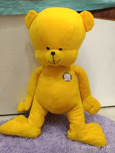 Cute Yellow Plush Teddy Bear