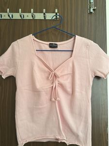 Baby Pink Cute Top