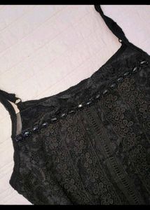 Elegant Black Lace Camisole