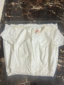 cute white frock