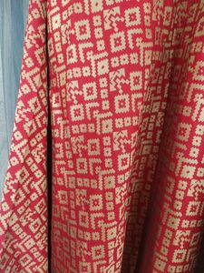 Zari work red lahenga