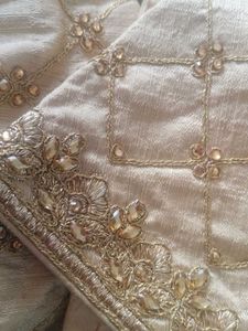 Embroidered Golden Blouse