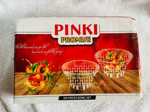 ❗FREE DELIVERY❗6 pc Glass Bowls New And Packed