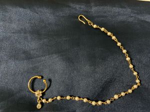 RadhaKrishna Inspired Pearl Nath with Chain