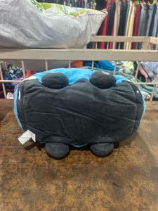 Blue Plush Bus Toy