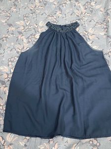 Elegant Black Halter Top
