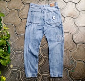 Karl kani Light Wash Relaxed Fit Jeans
