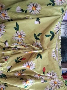 Daisy Print Wide Leg Jumpsuit